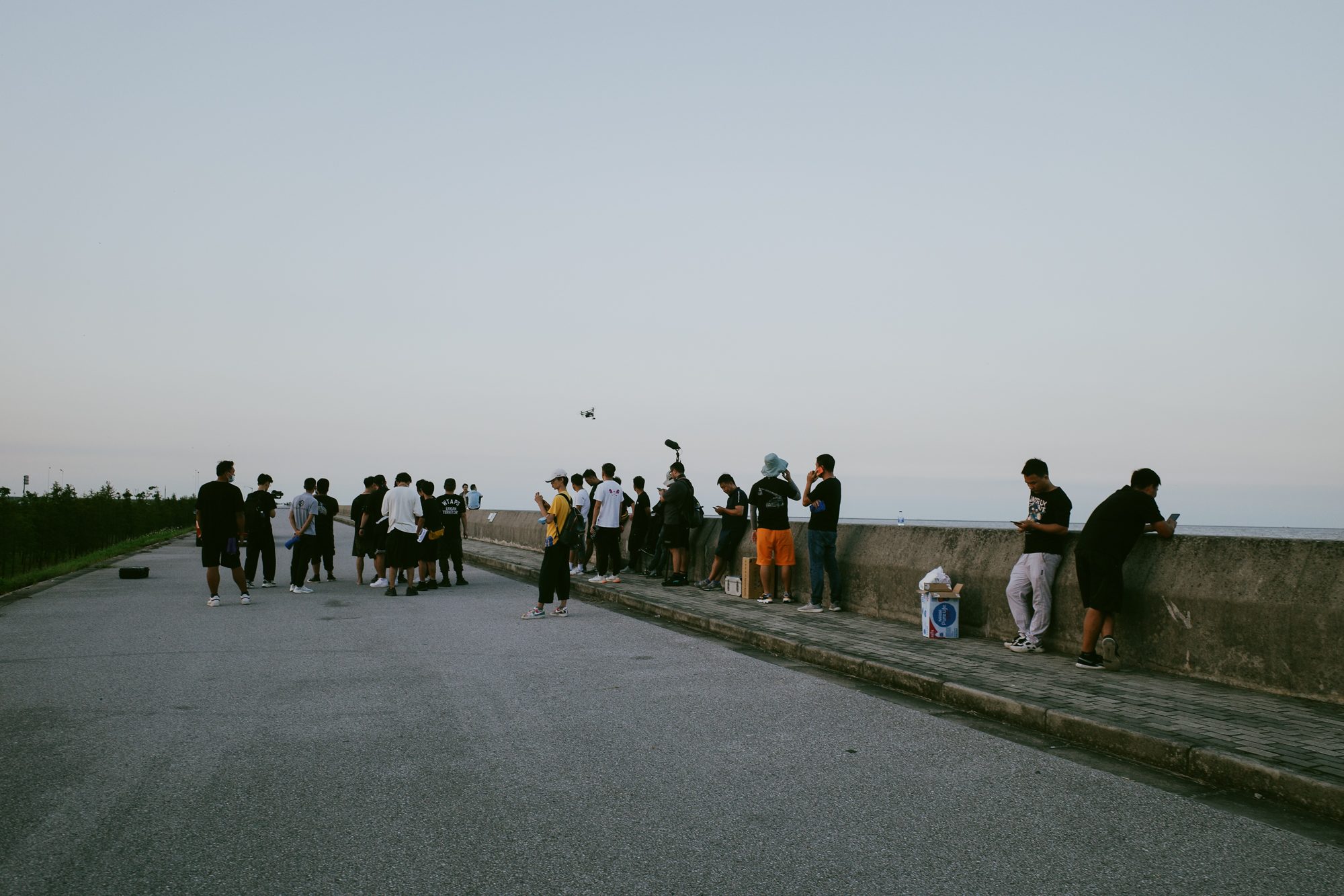 Behind the scenes