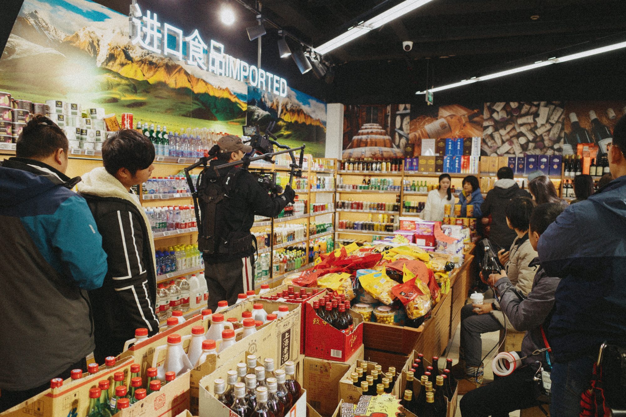Behind the scenes